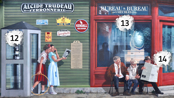 Les belles années - Murales Sherbrooke - Toile 3